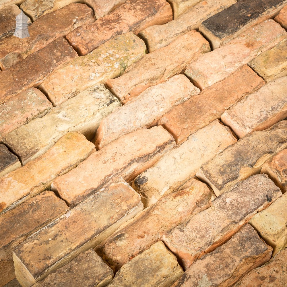 Worn Buff Floorbricks, Batch of 346 - 4.9 Square Metres