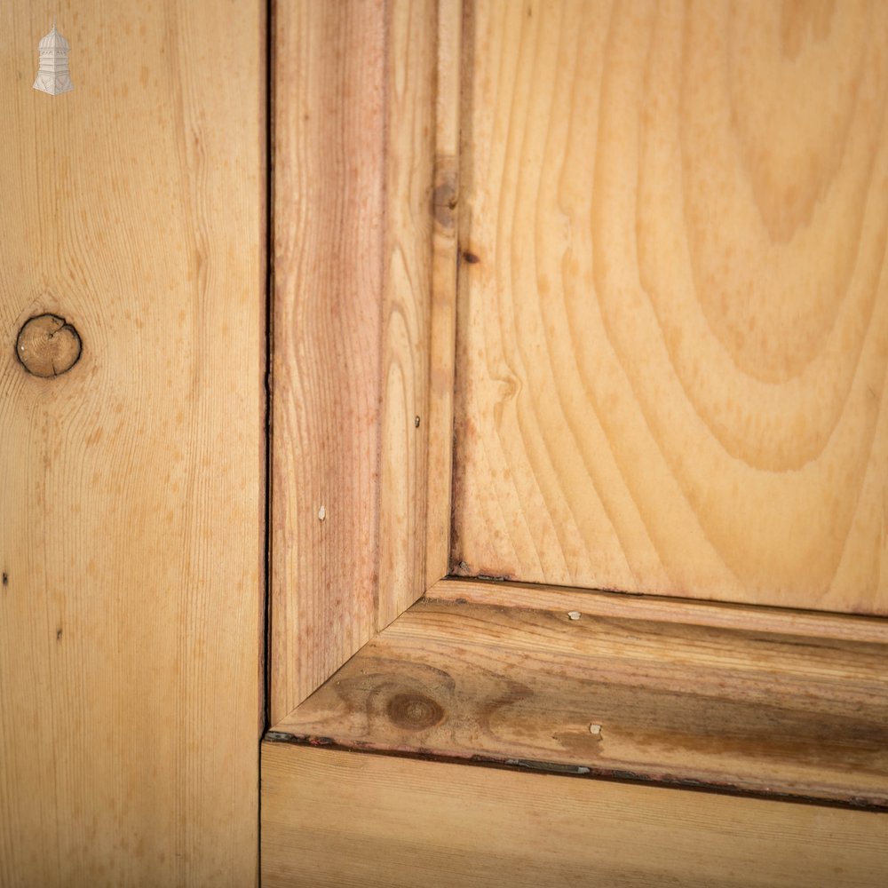 Pine Panelled Door, Victorian 3 Panel