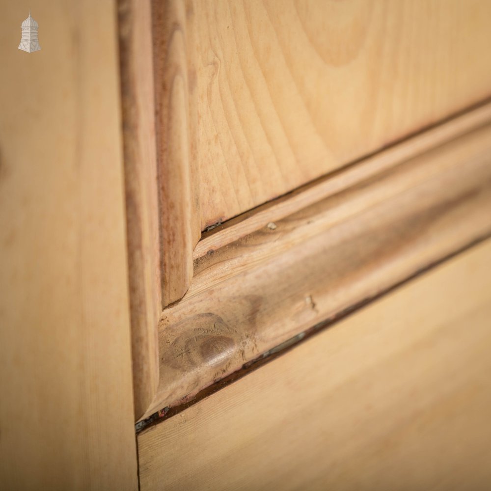 Pine Panelled Door, Victorian 3 Panel