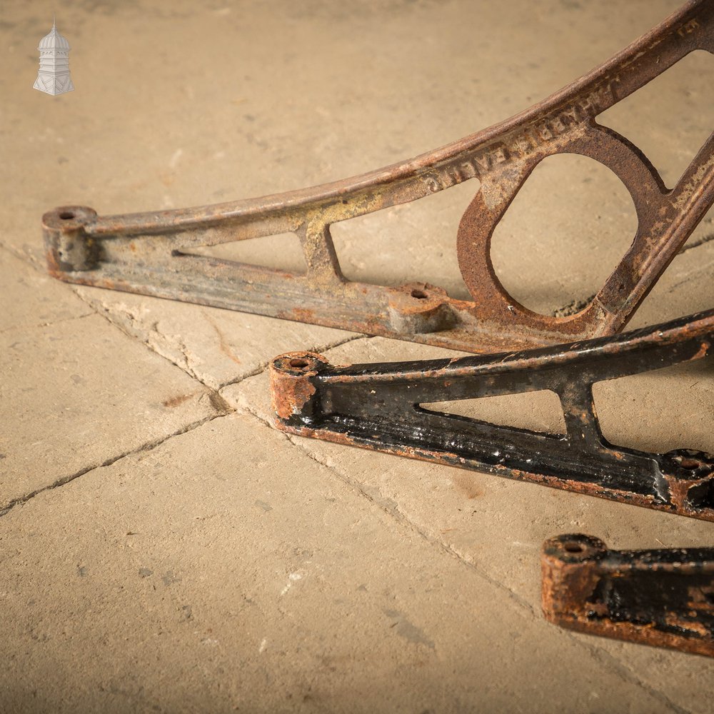 Greenhouse Brackets, Victorian Cast Iron, Batch of 7