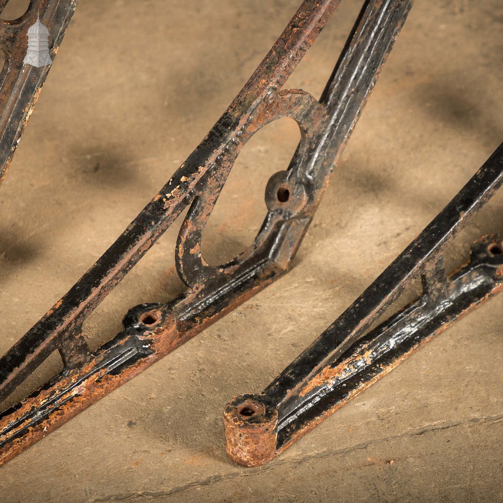 Greenhouse Brackets, Victorian Cast Iron, Batch of 7