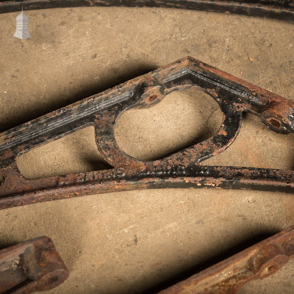 Greenhouse Brackets, Victorian Cast Iron, Batch of 7