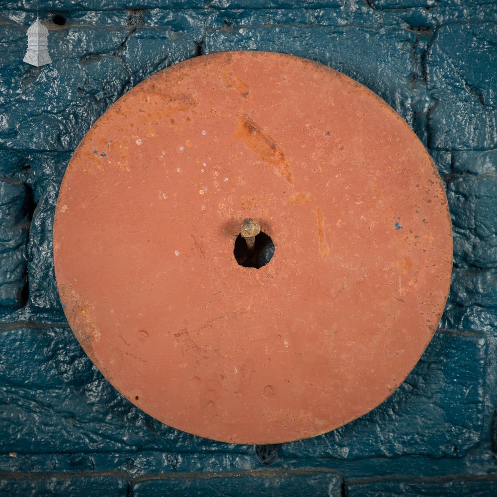 Bullseye Pattress Plates, 4 Cast Iron Wall Tie Plates