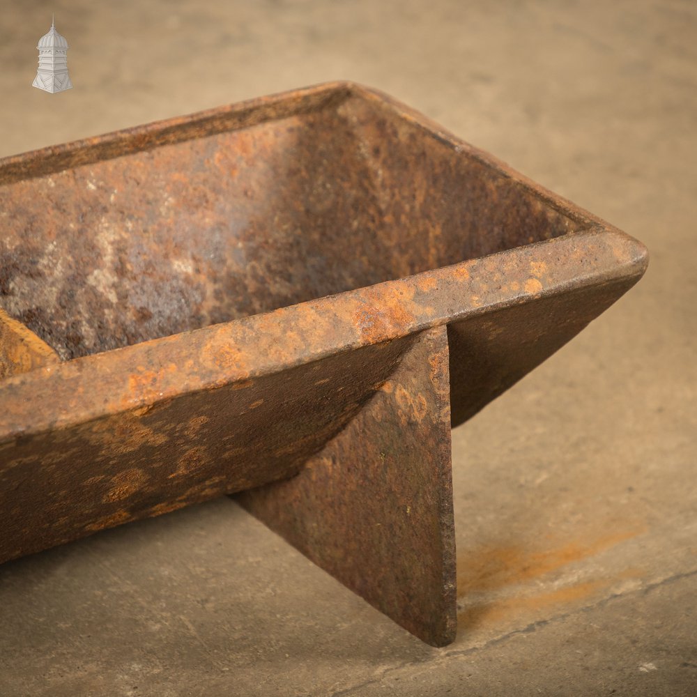 Cast Iron Trough, Compact Triangular-Profile