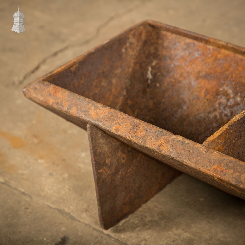 Cast Iron Trough, Compact Triangular-Profile