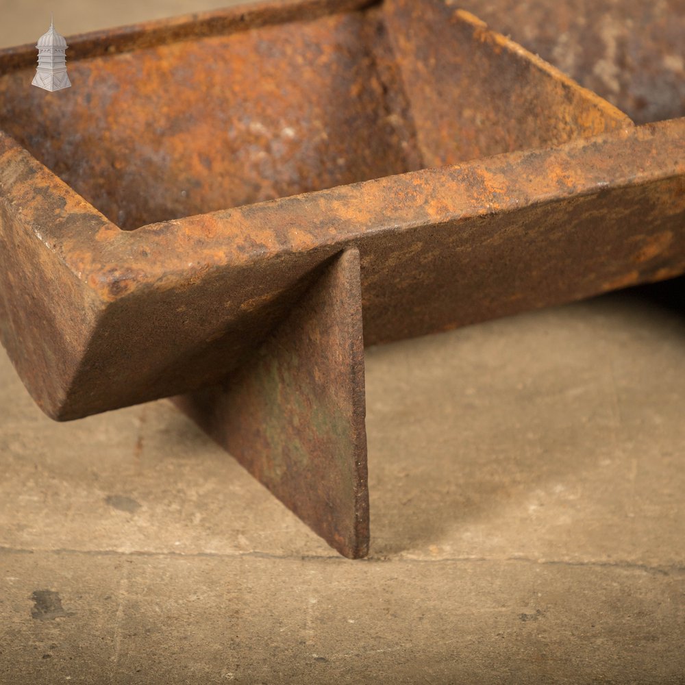 Cast Iron Trough, Compact Triangular-Profile