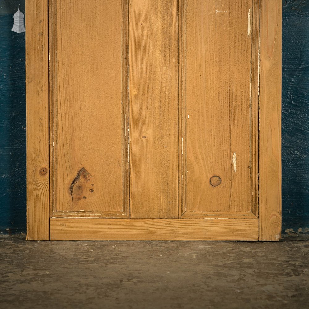 Pine Panelled Door, 4 Panel Victorian