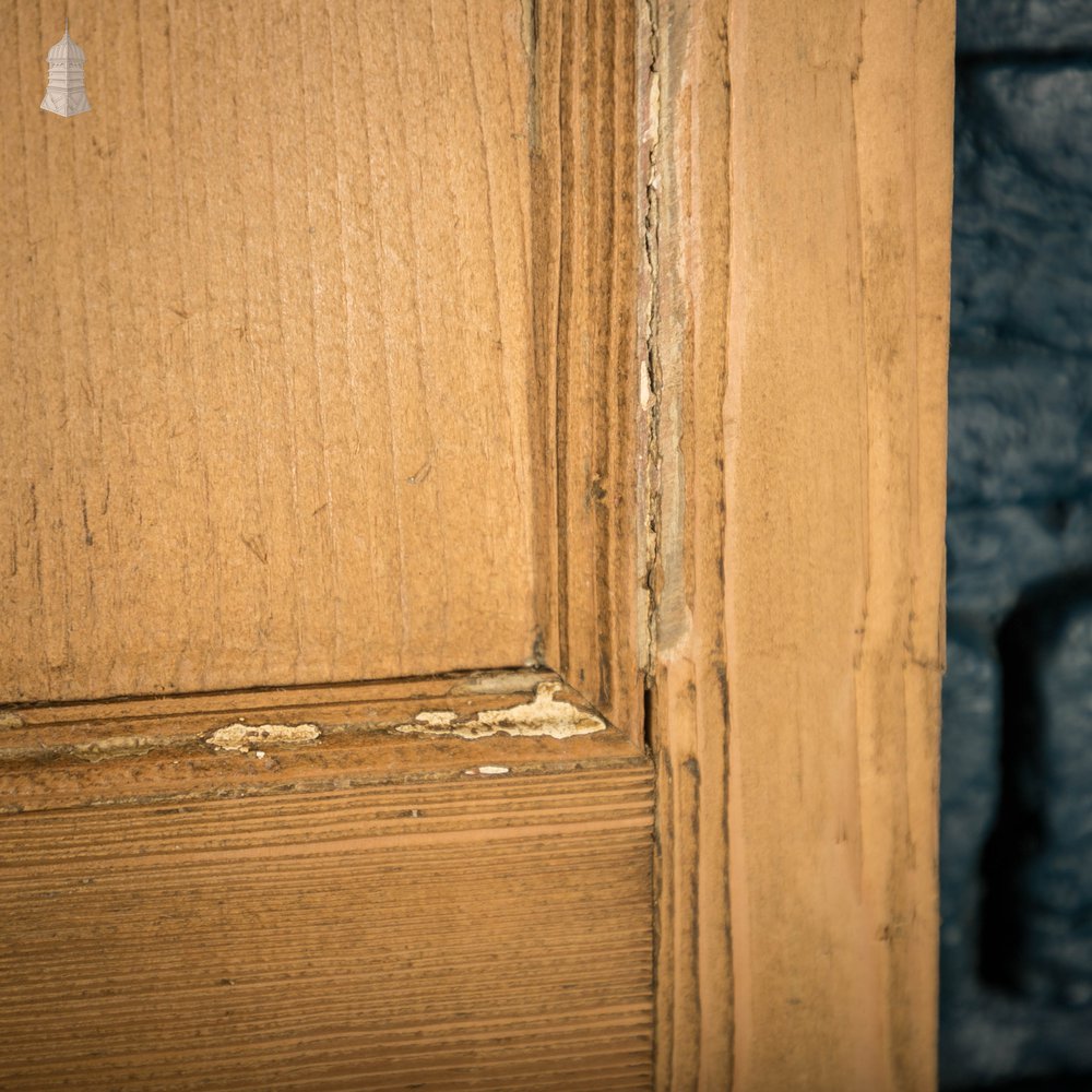 Pine Panelled Door, 4 Panel Victorian