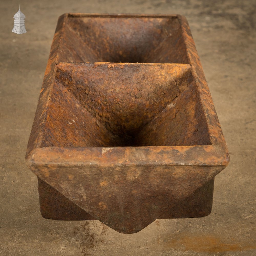 Cast Iron Trough, Compact Triangular-Profile