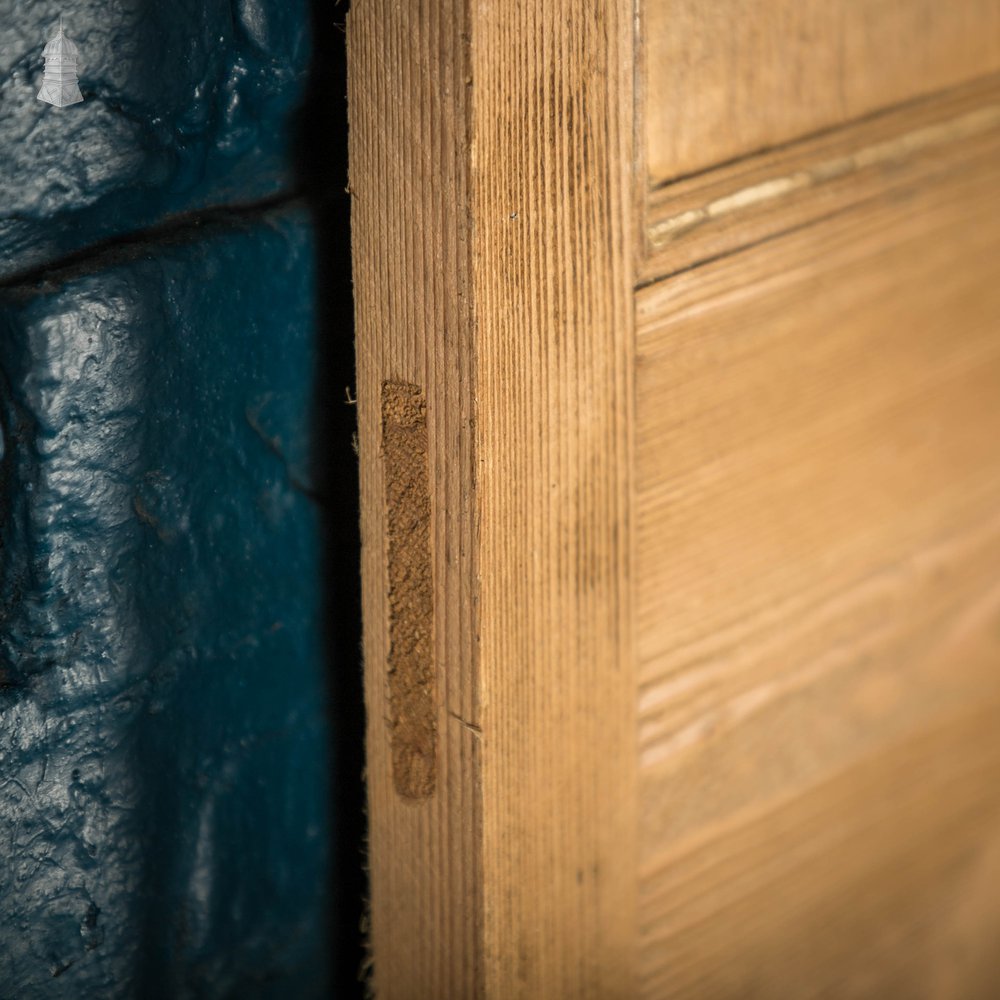 Pine Panelled Door, 4 Panel Victorian