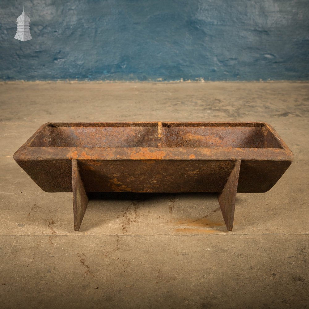 Cast Iron Trough, Compact Triangular-Profile