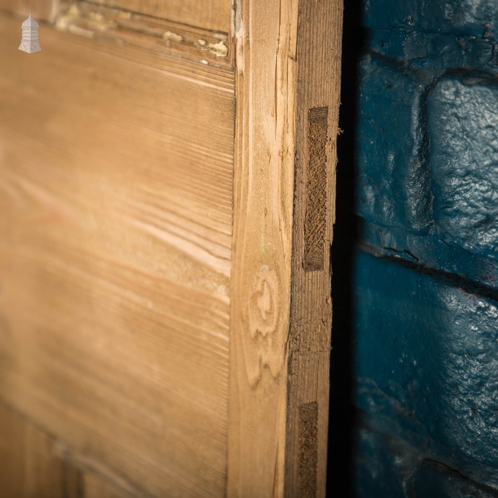 Pine Panelled Door, 4 Panel Victorian