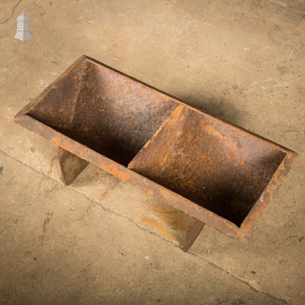 Cast Iron Trough, Compact Triangular-Profile
