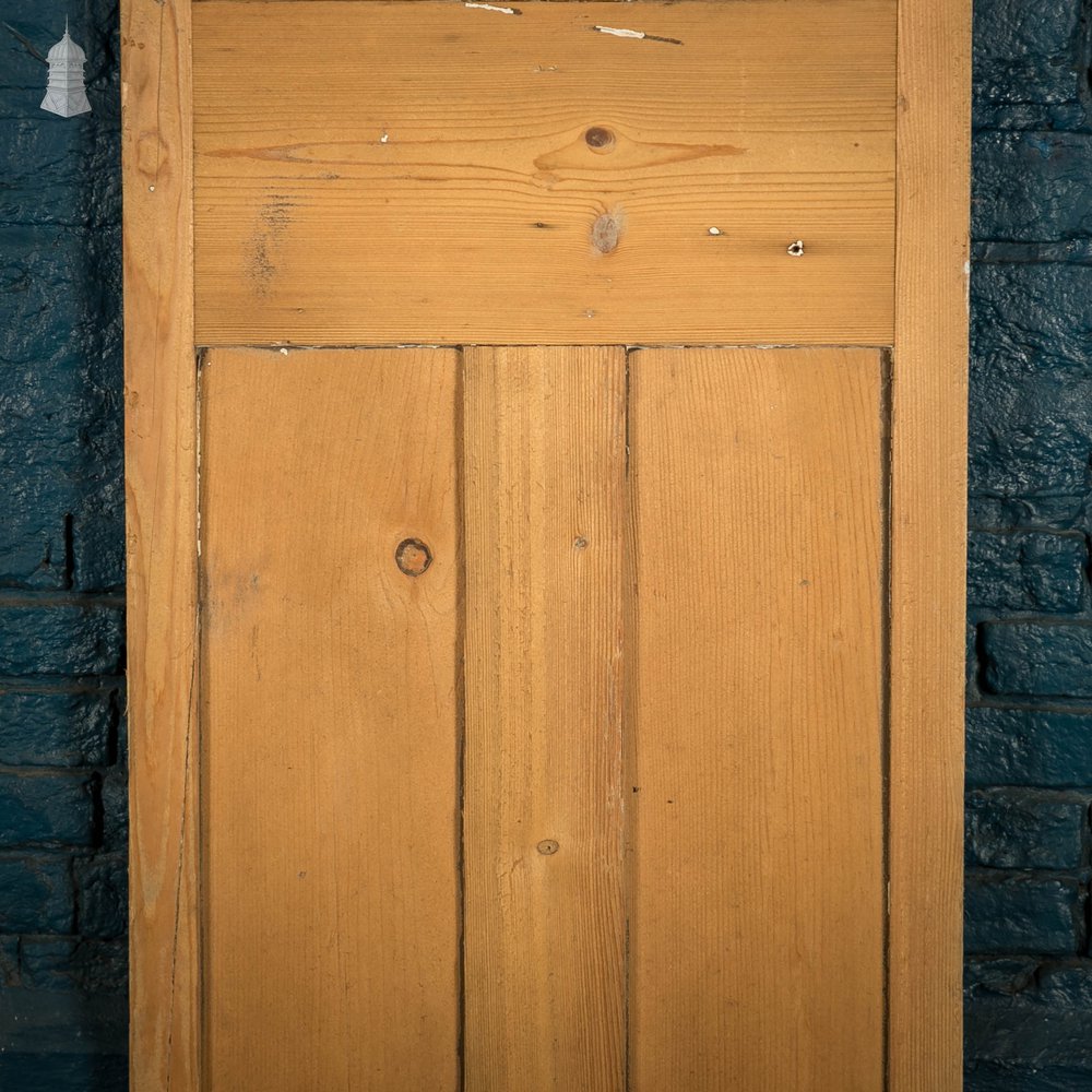 Pine Panelled Door, 4 Panel Victorian