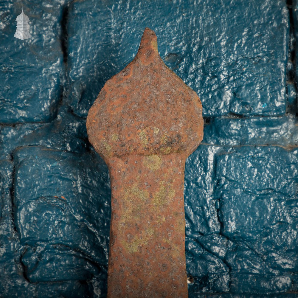 Cross Arrowhead Wall Tie Plate, Cast Iron