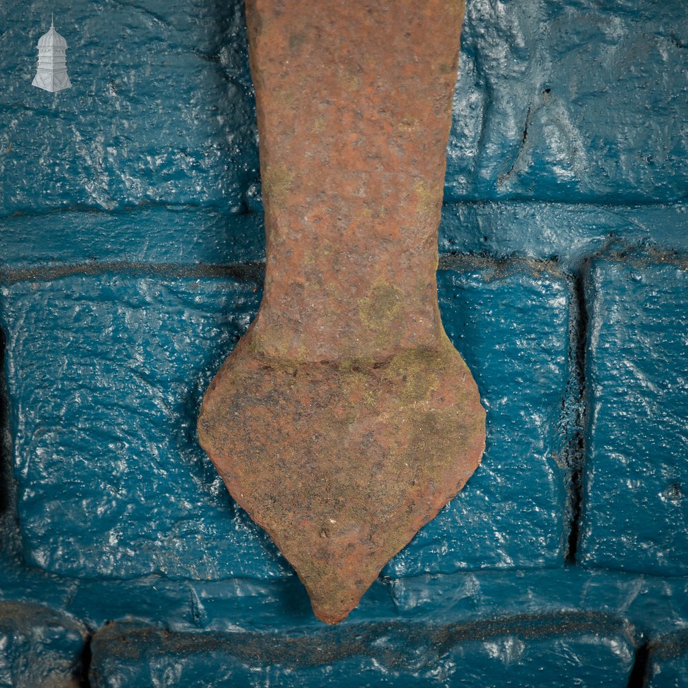Cross Arrowhead Wall Tie Plate, Cast Iron