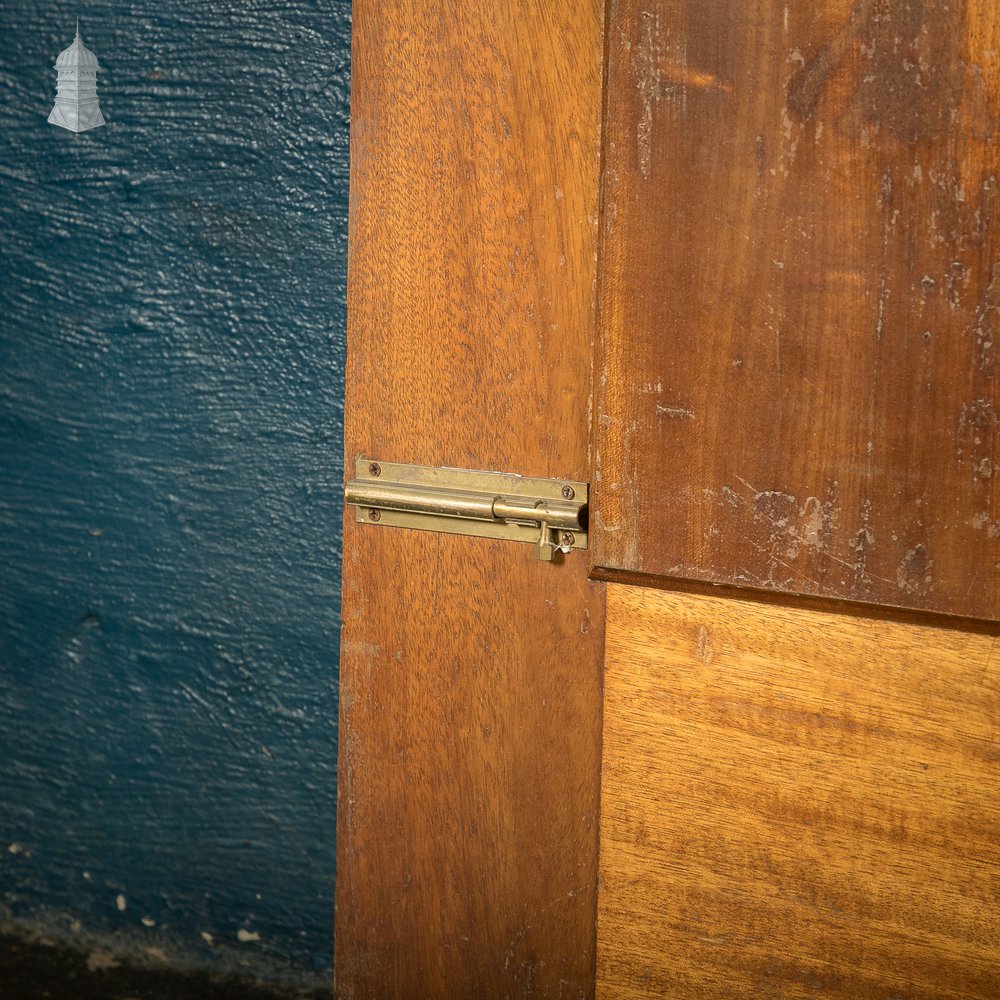 Paneled Mahogany Internal Doors, Set of 2, Early 20th C