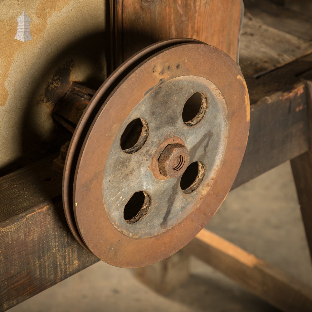 Sandstone Grindstone, Bench Mounted