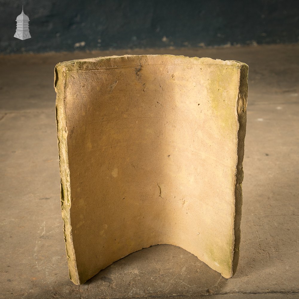 Buff Hogs Back Ridge Tiles, Batch of 36 Reclaimed
