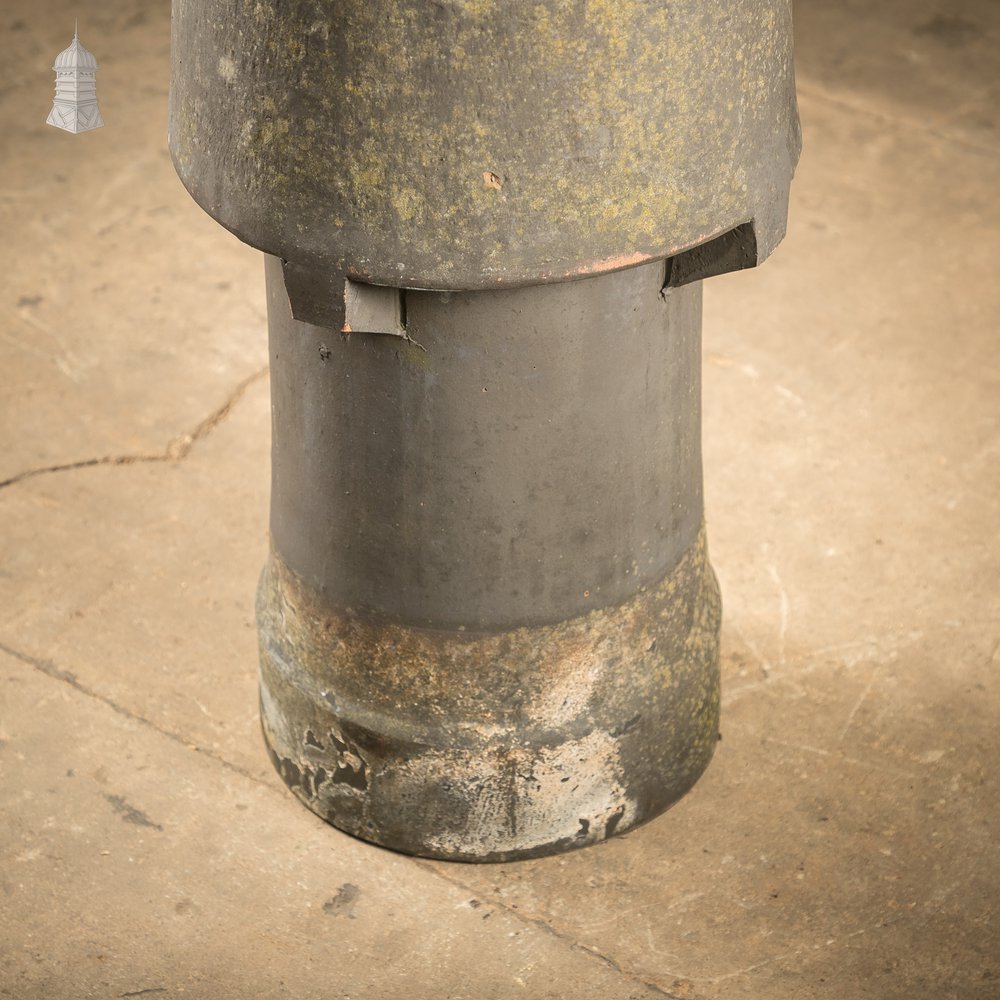 Set of Three Reclaimed Marcone Vented Chimney Pots