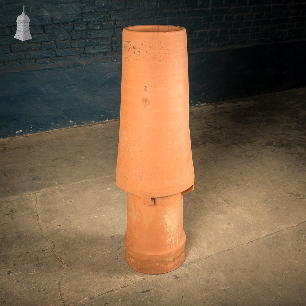 Set of Three Reclaimed Marcone Vented Chimney Pots