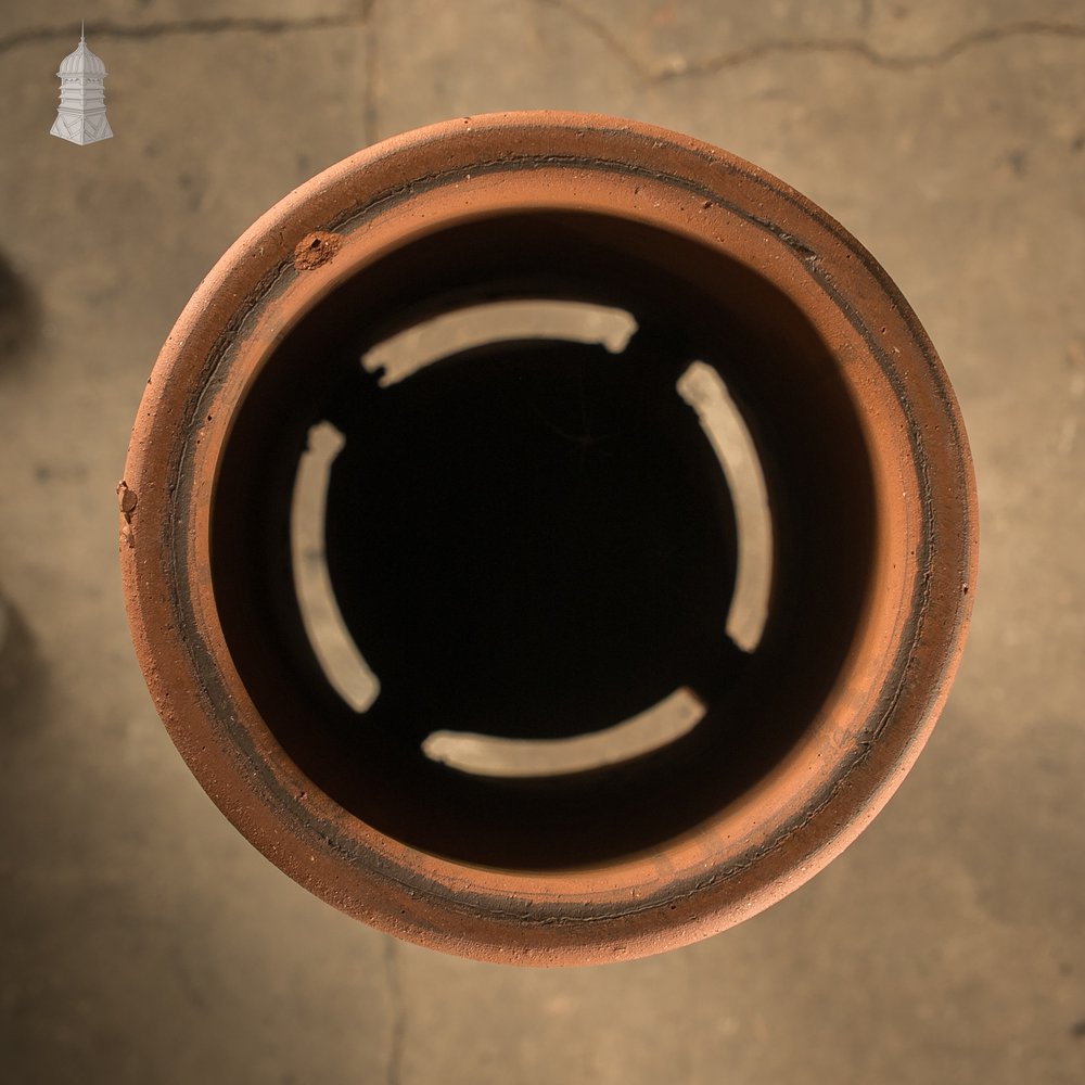 Set of Three Reclaimed Marcone Vented Chimney Pots