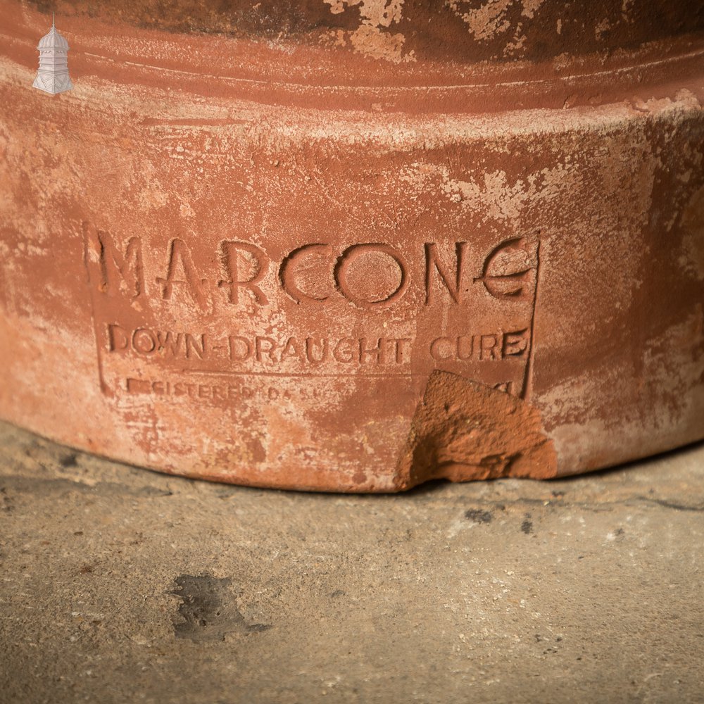 Set of Three Reclaimed Marcone Vented Chimney Pots