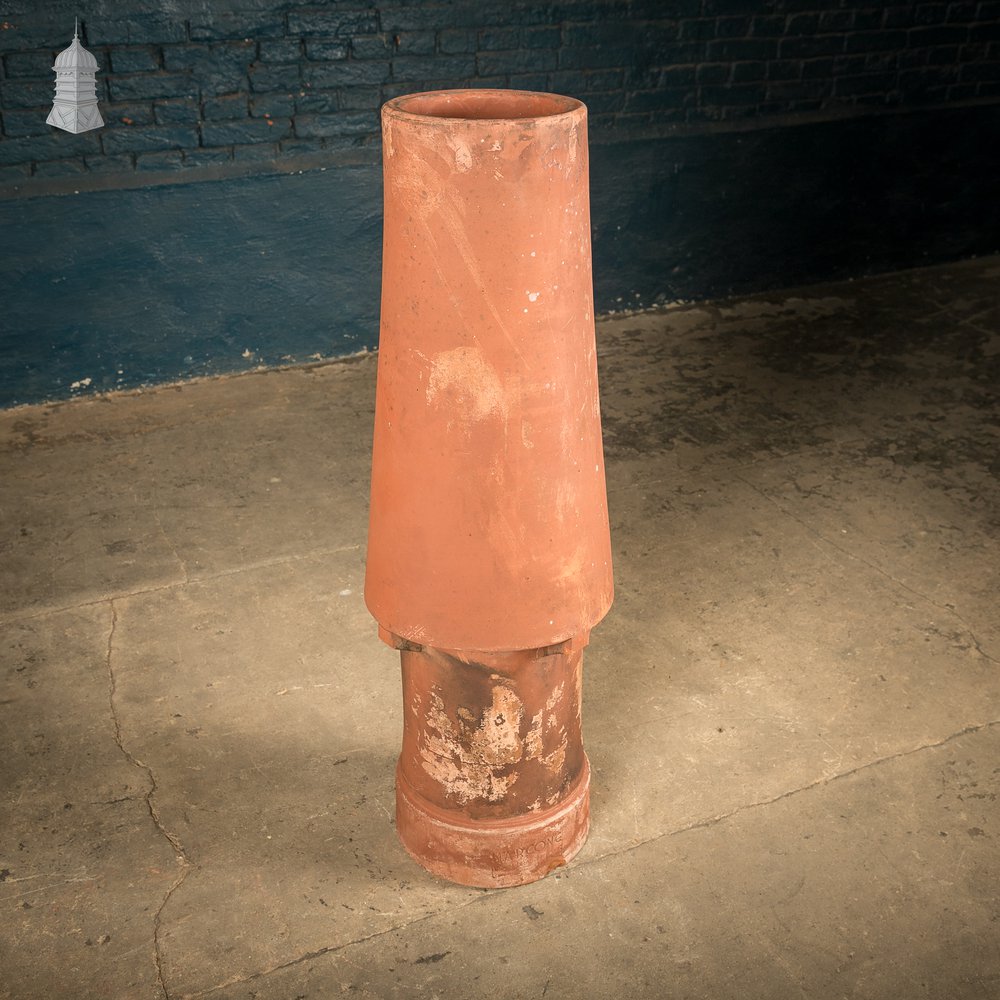 Set of Three Reclaimed Marcone Vented Chimney Pots