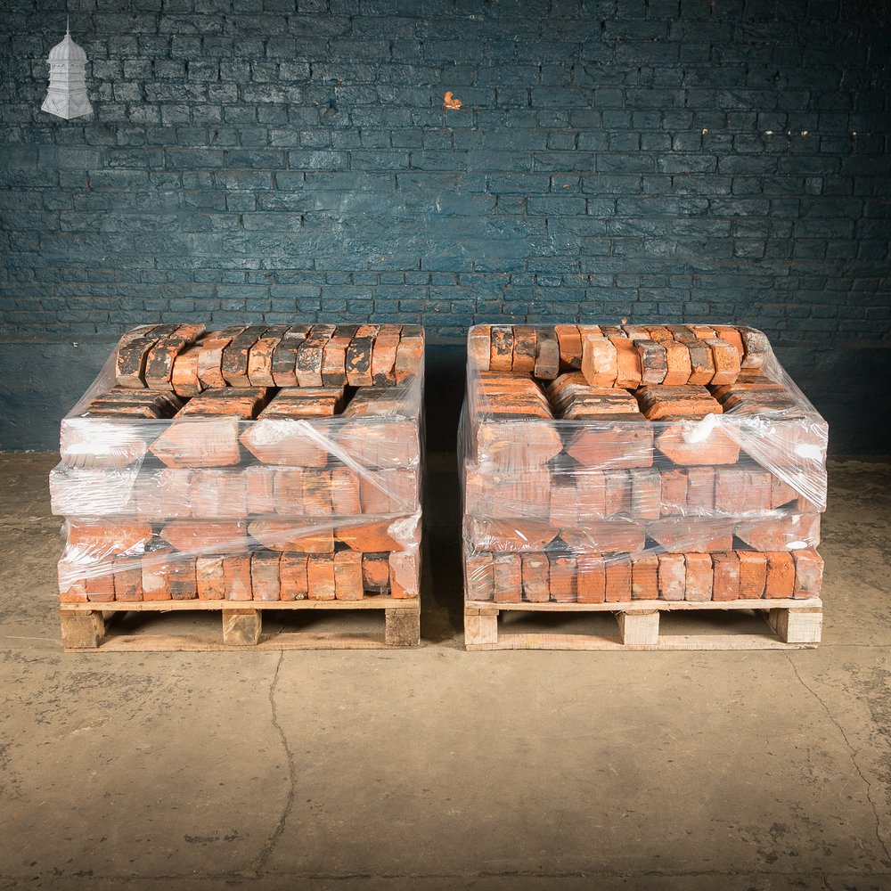 Red Squint Bricks, Batch of 440, Reclaimed
