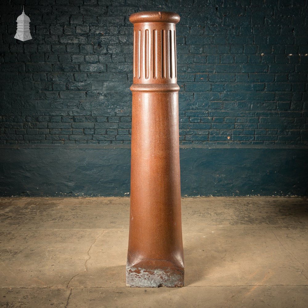 5ft Fluted Cannon Head Chimney Pot