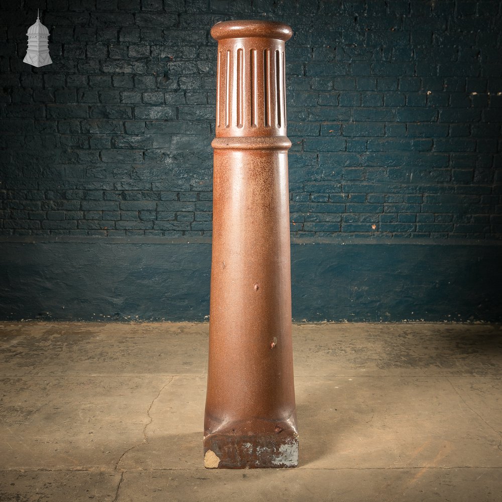5ft Fluted Cannon Head Chimney Pot
