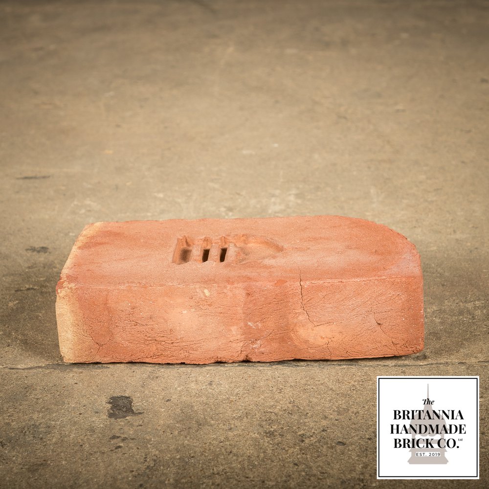 2” Single Bullnose, Handmade Period Style Red Brick