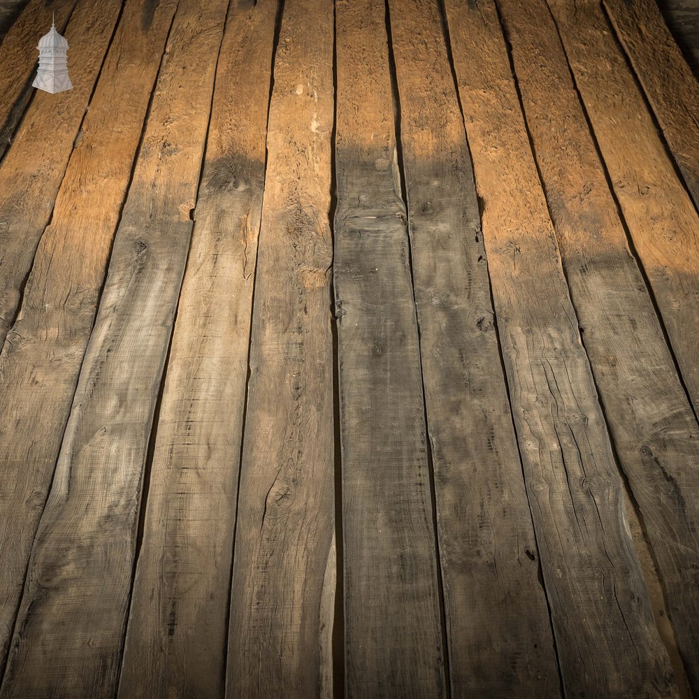 Bog Oak Boards, Cut from Reclaimed Riverband Pilings - 168 Square Metres