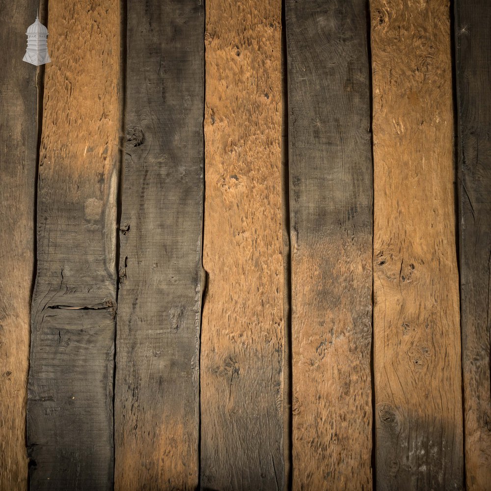 Bog Oak Boards, Cut from Reclaimed Riverband Pilings - 168 Square Metres