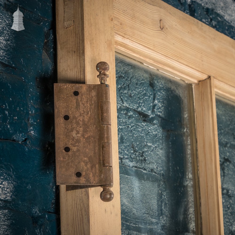 Half Glazed Door, Victorian Paneled Pine