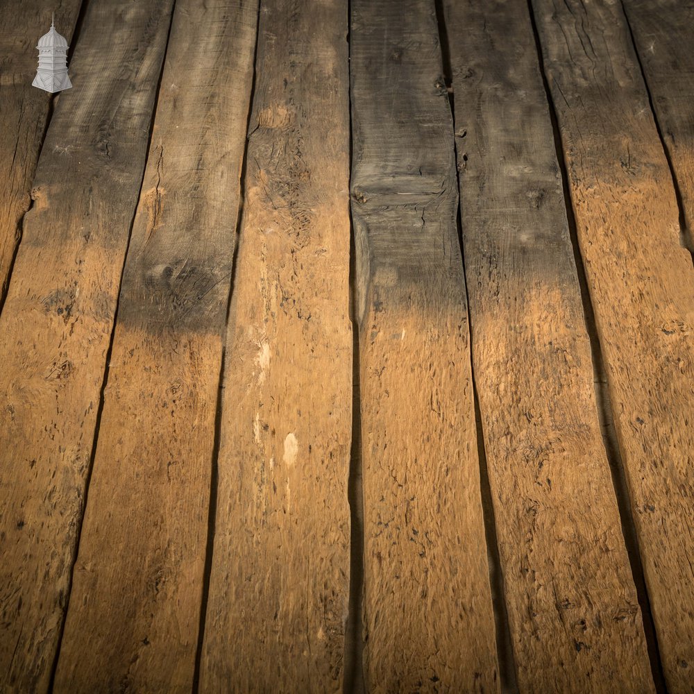 Bog Oak Boards, Cut from Reclaimed Riverband Pilings - 168 Square Metres