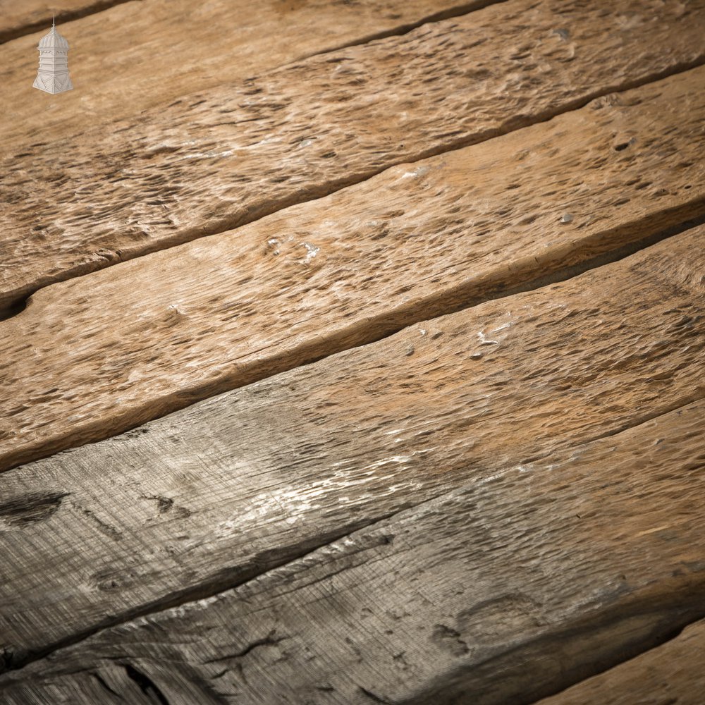 Bog Oak Boards, Cut from Reclaimed Riverband Pilings - 168 Square Metres