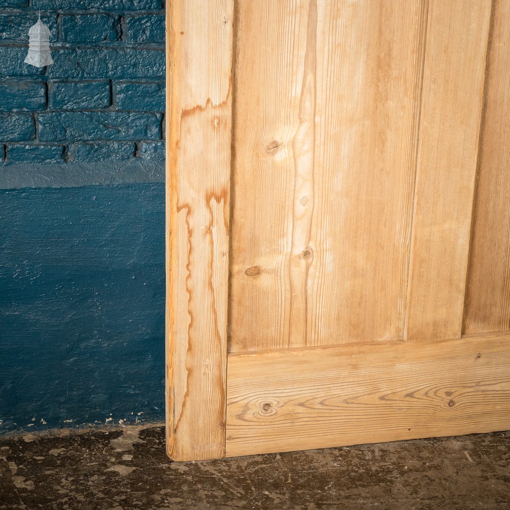 Half Glazed Door, Victorian Paneled Pine