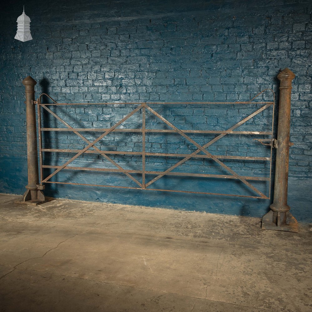 Estate Entrance Gate and Posts, Period Style