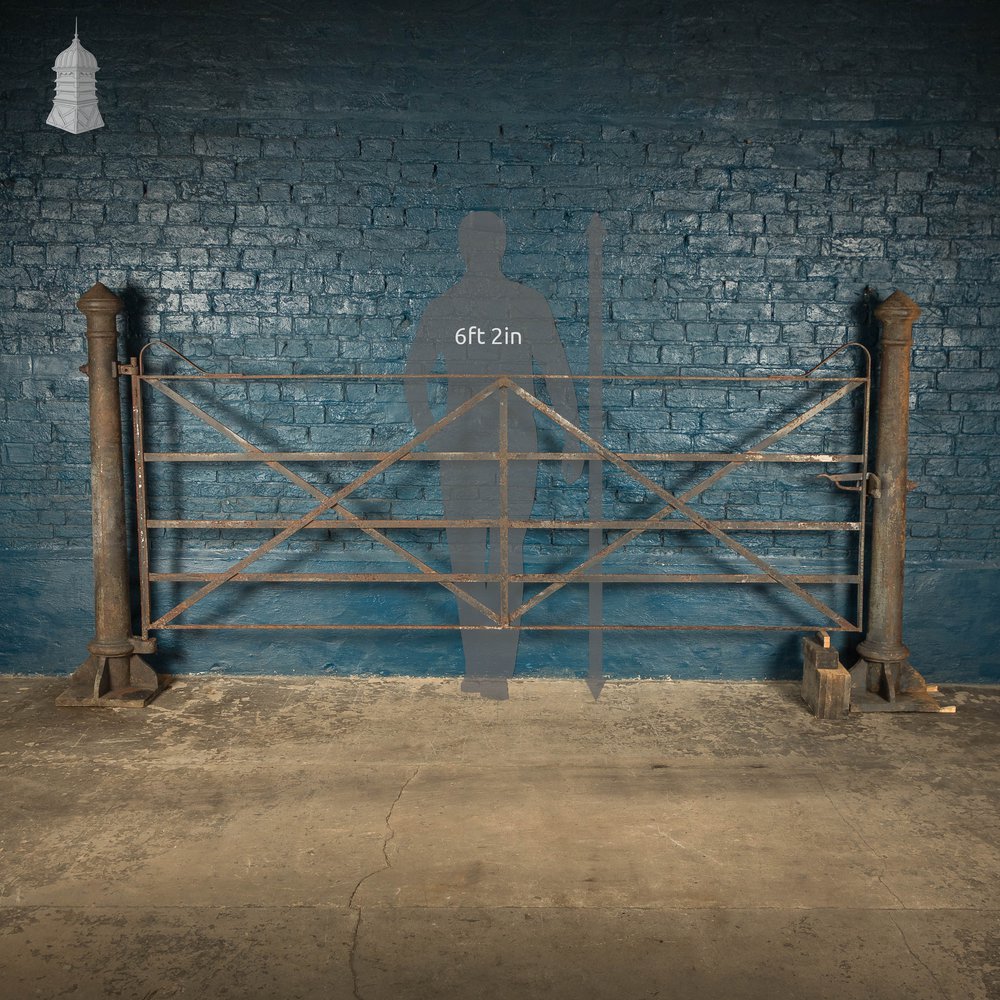 Estate Entrance Gate and Posts, Period Style