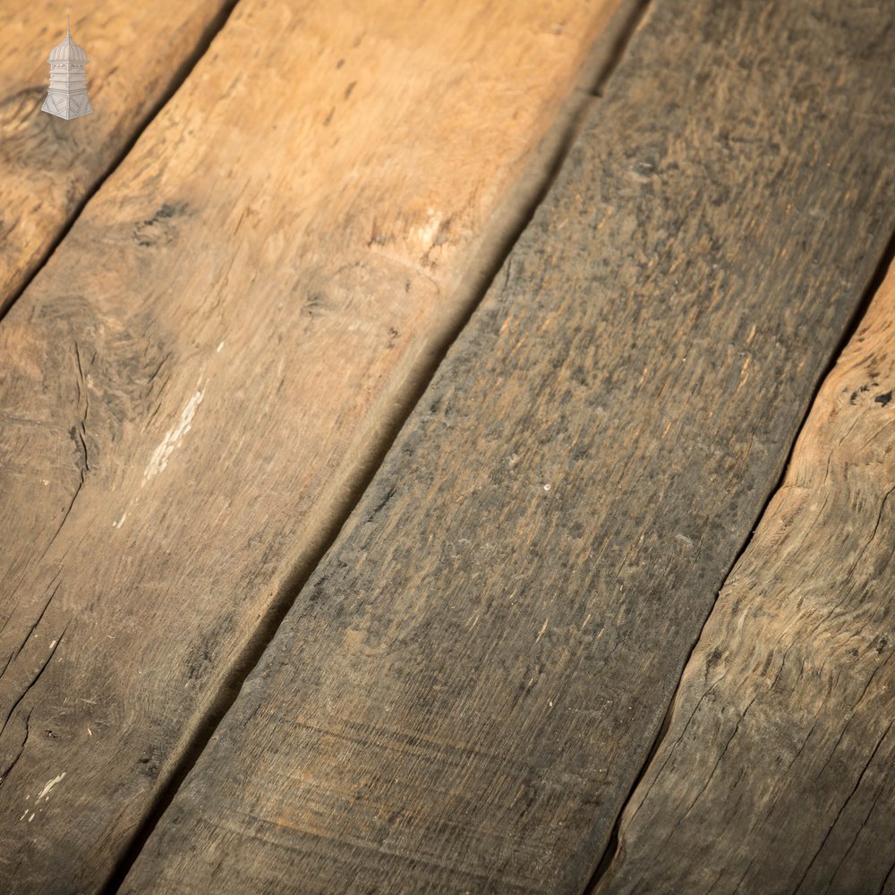 Bog Oak Boards, Cut from Reclaimed Riverbank Pilings - 7.5 Square Metres