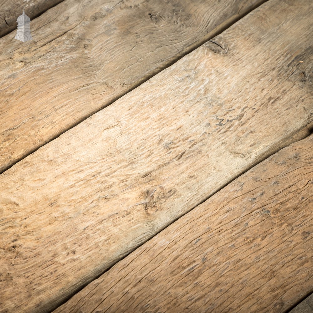 Bog Oak Boards, Cut from Reclaimed Riverbank Pilings - 7.5 Square Metres