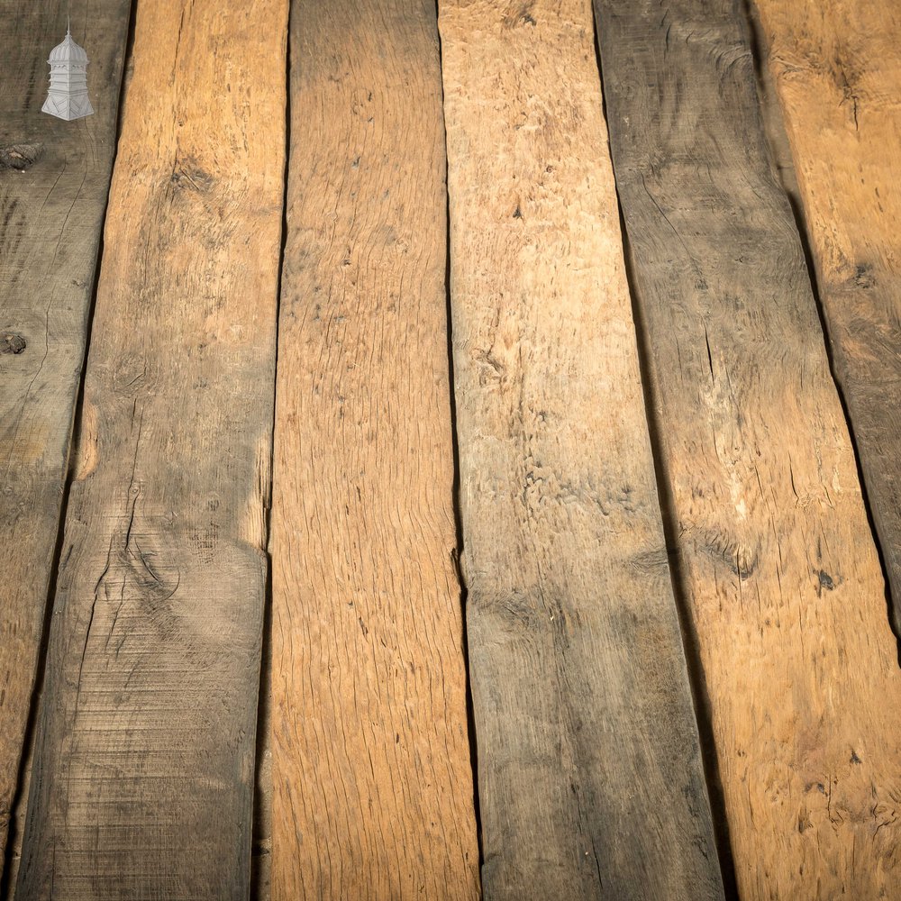 Bog Oak Boards, Cut from Reclaimed Riverbank Pilings - 7.5 Square Metres