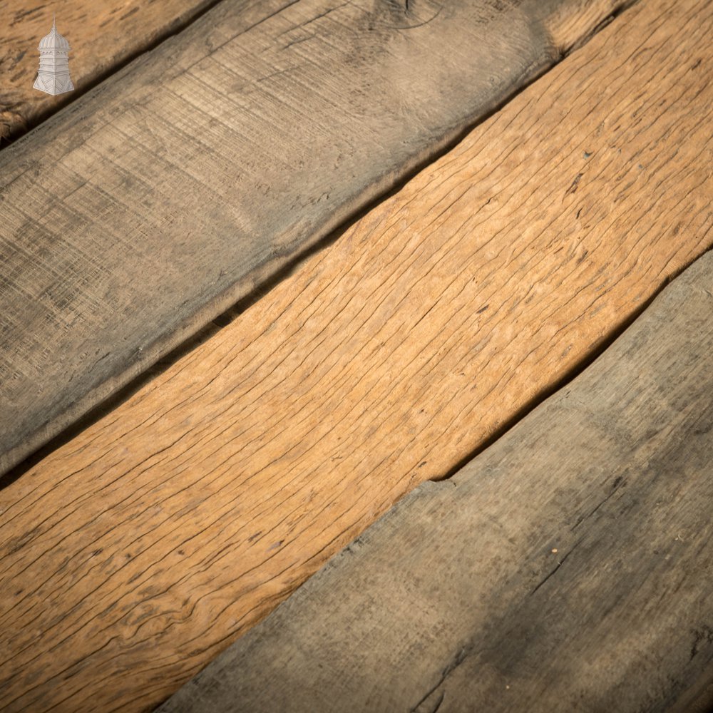 Bog Oak Boards, Cut from Reclaimed Riverbank Pilings - 7.5 Square Metres