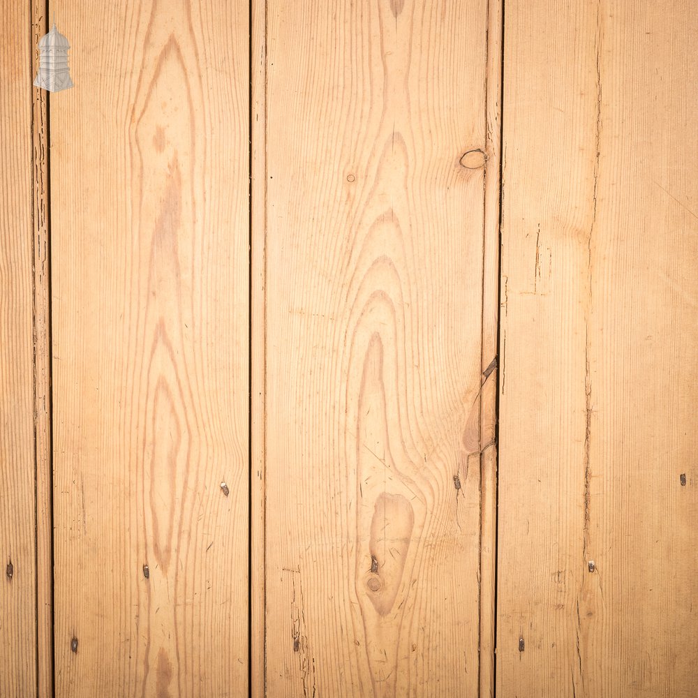 Pine Beadboard Door, 19th C Ledged Cottage Door