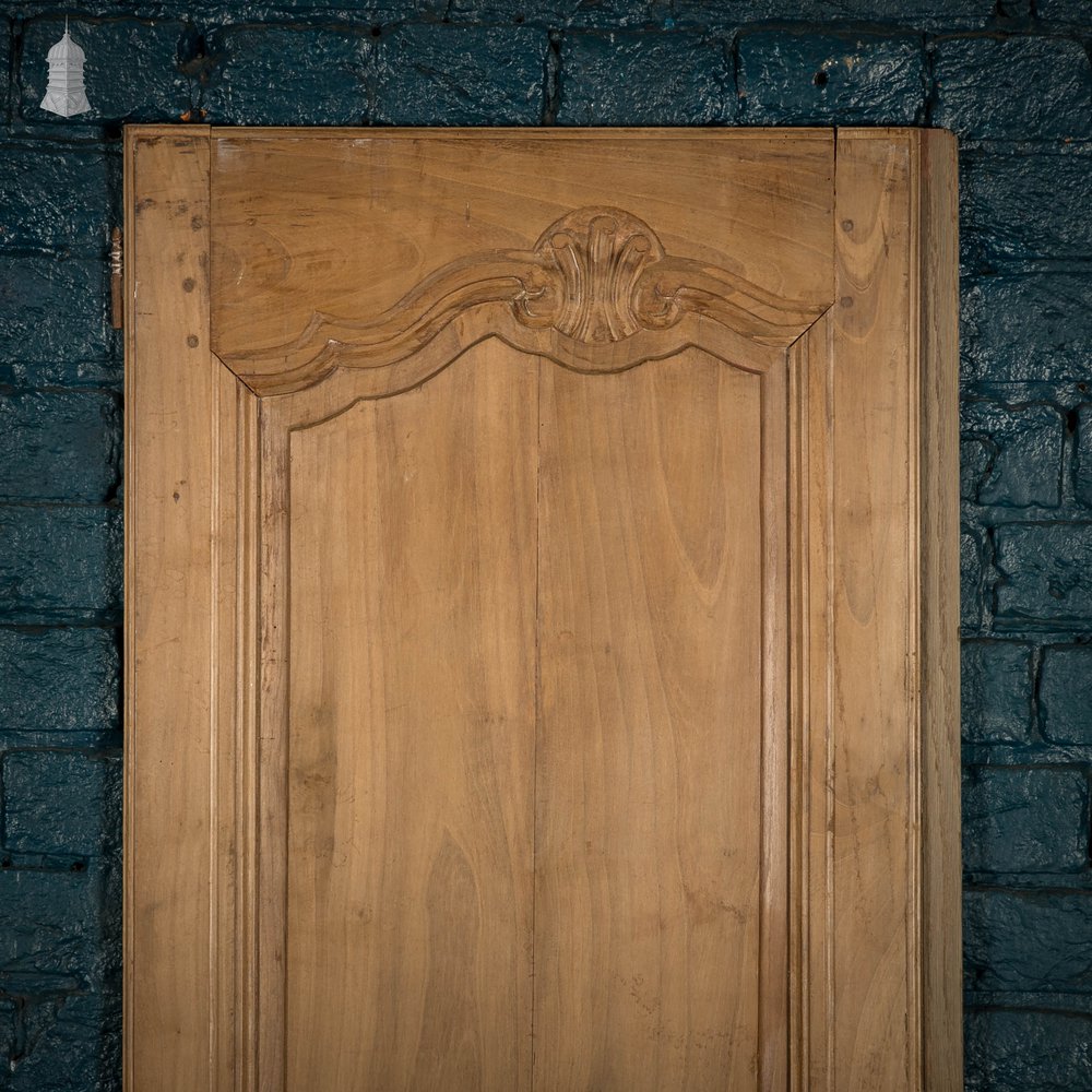 French Teak Moulded Cupboard Door