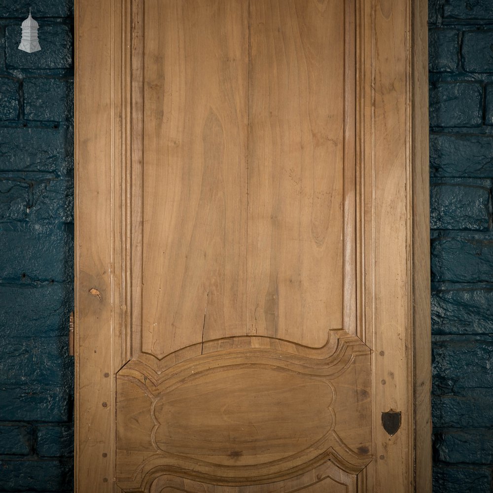 French Teak Moulded Cupboard Door