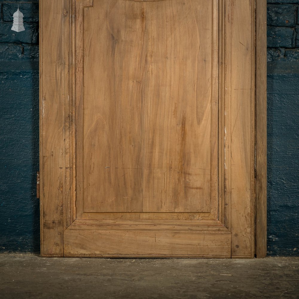 French Teak Moulded Cupboard Door