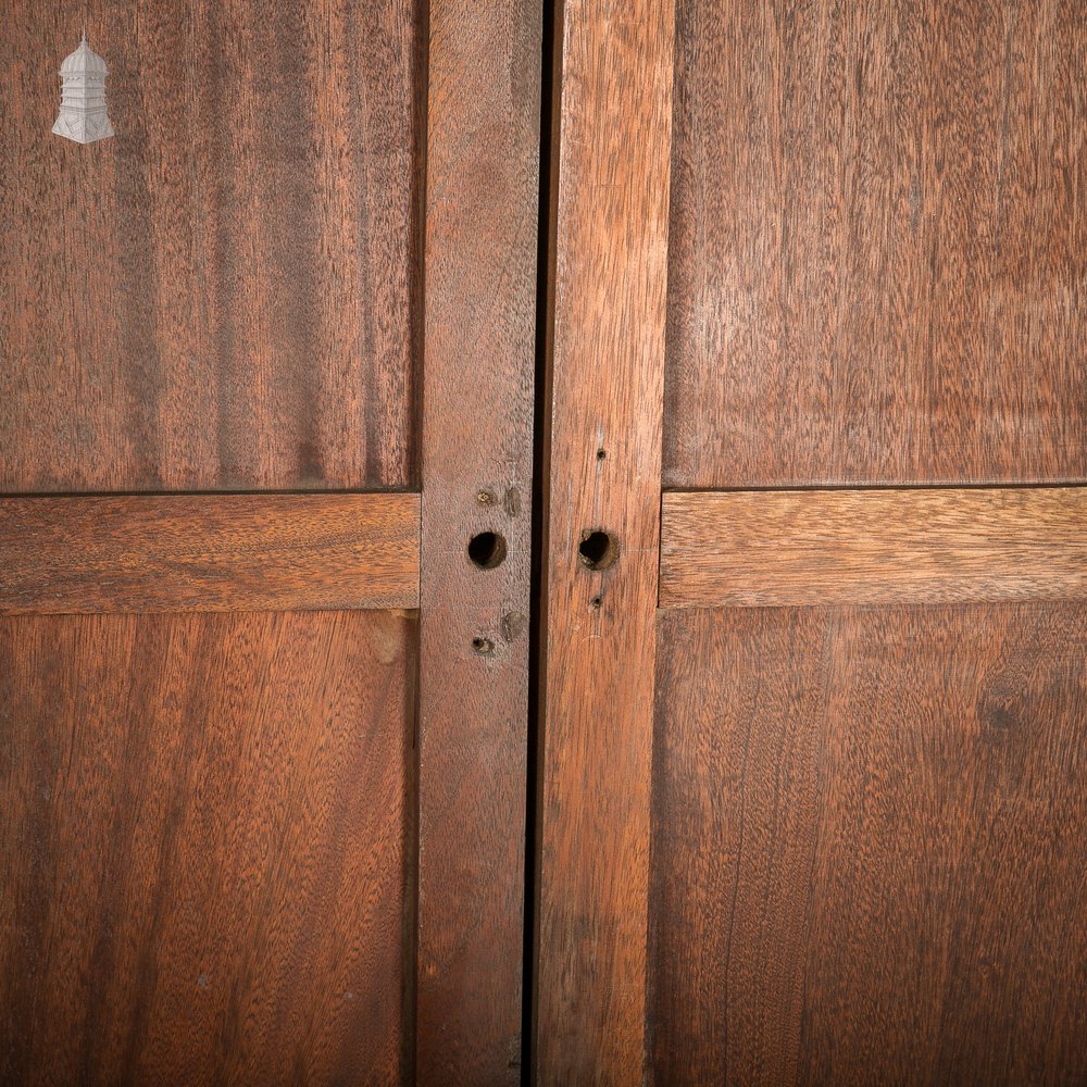 Shaker Style Cupboard Doors, Set of three, two panel Mahogany