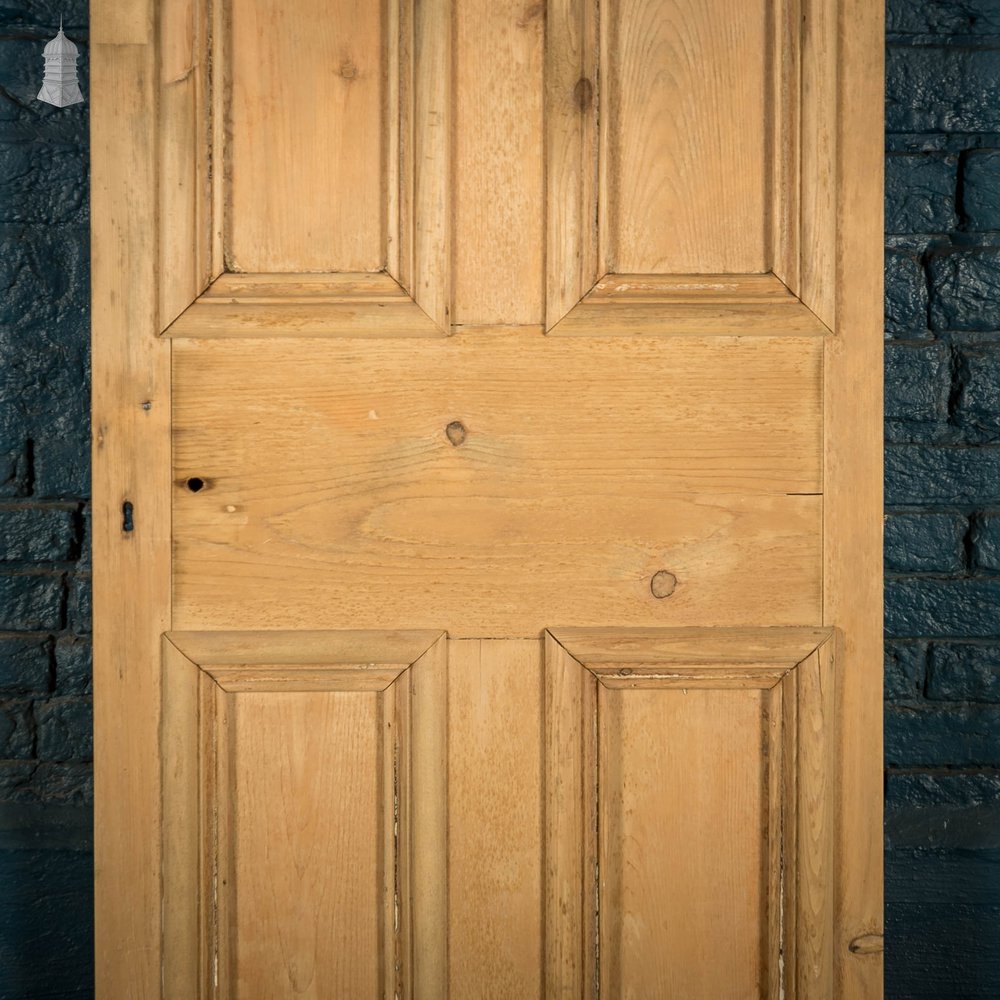 Pine Panelled Door, Victorian 4 Panel